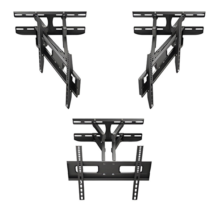 Maclean TV-Halterung, max VESA 400x400, 32-75", 50kg, horizontale und vertikale Winkelverstellung, Wandabstand 80-380mm, schwarz, MC-788
