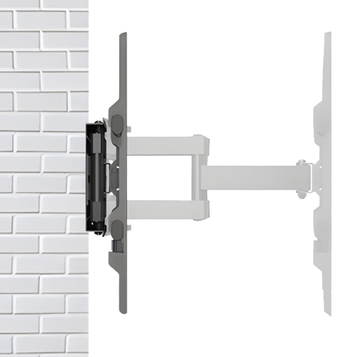 Maclean TV-Halterung, max VESA 600x400, 32-85", 60kg, horizontale und vertikale Winkelverstellung, Wandabstand 65-390mm, schwarz, MC-789