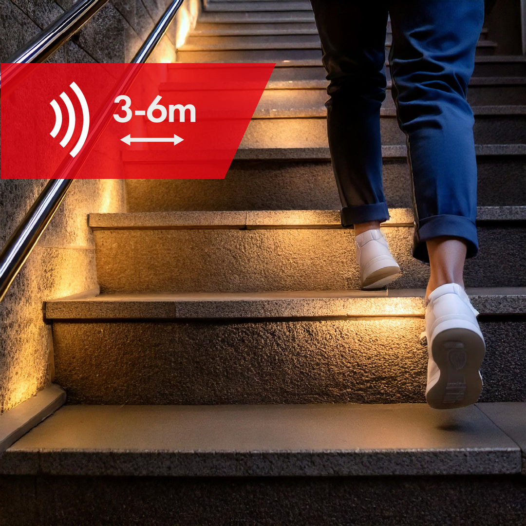 Maclean MCE32 PIR-Bewegungsmelder, mit externem Sensor, 12-24V DC, 360°
