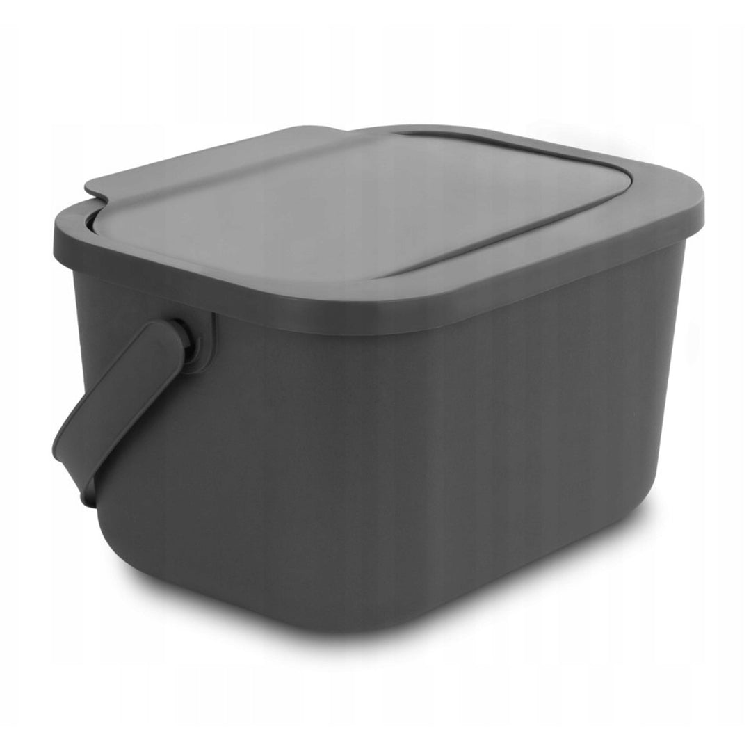 Bioabfallbehälter, 4,5 Liter Inhalt, grau, Mini Bini