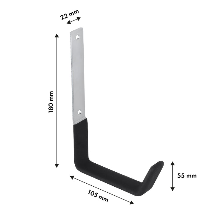 Wandhalterung Maclean, für Reifen, Räder, Leiter, Fahrrad, Stahl, max. Belastung 10kg, MC-480