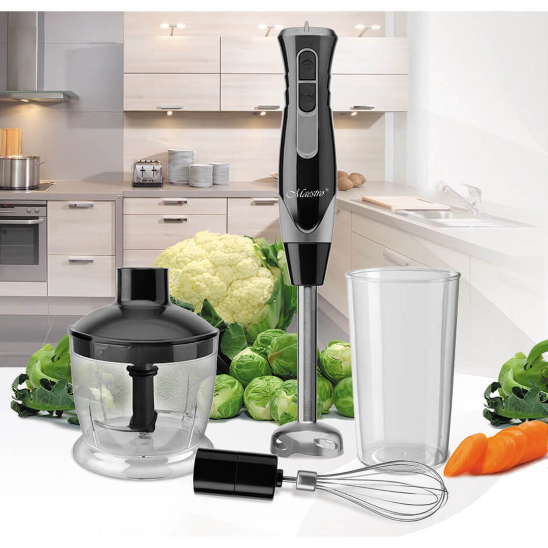 Maestro Stabmixer, 500W, Turbo-Funktion, 900ml Behälter, MR-566