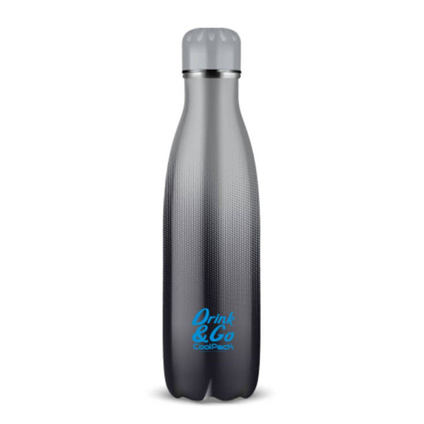 Coolpack Thermoflasche, 0.5L, Edelstahl, grau, Drink & Go Z04511