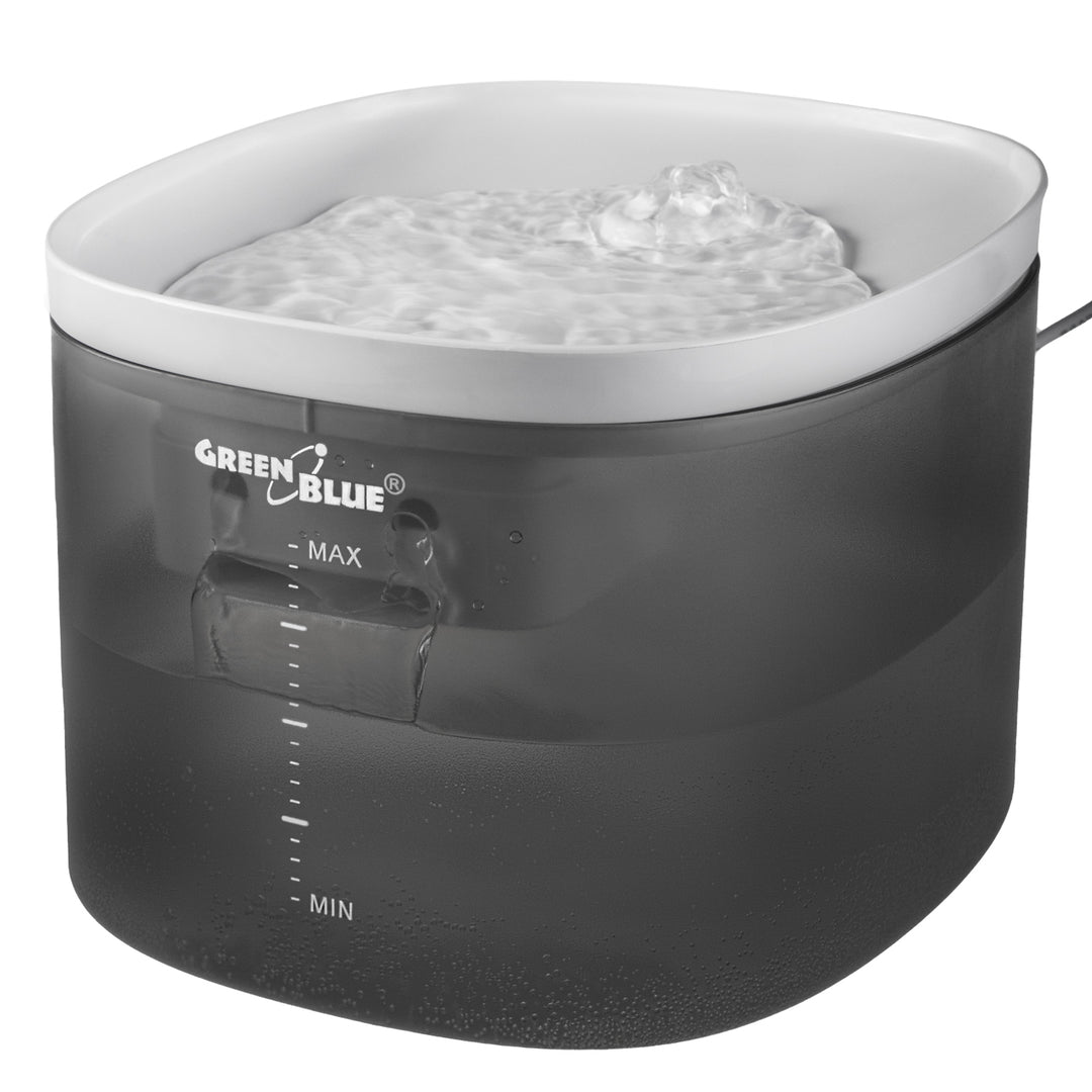 GreenBlue automatischer Wasserspender/Tiertränke, 3L, USB 5V1A, GB392 + 6 Ersatzfilter GB394