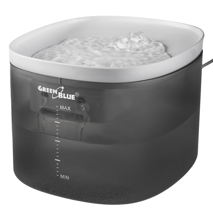 GreenBlue automatischer Wasserspender/Tiertränke, 3L, USB 5V1A, GB392 + 6 Ersatzfilter GB394
