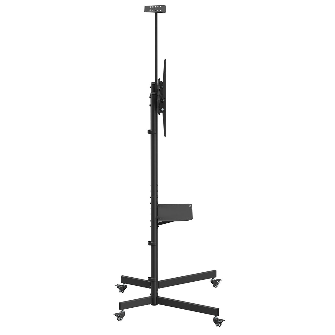 Maclean TV-Ständer, Kameraablage, auf Rädern, 37-70", max. Belastung 45kg/5kg Ablage, max. VESA 600x400, MC-113 B