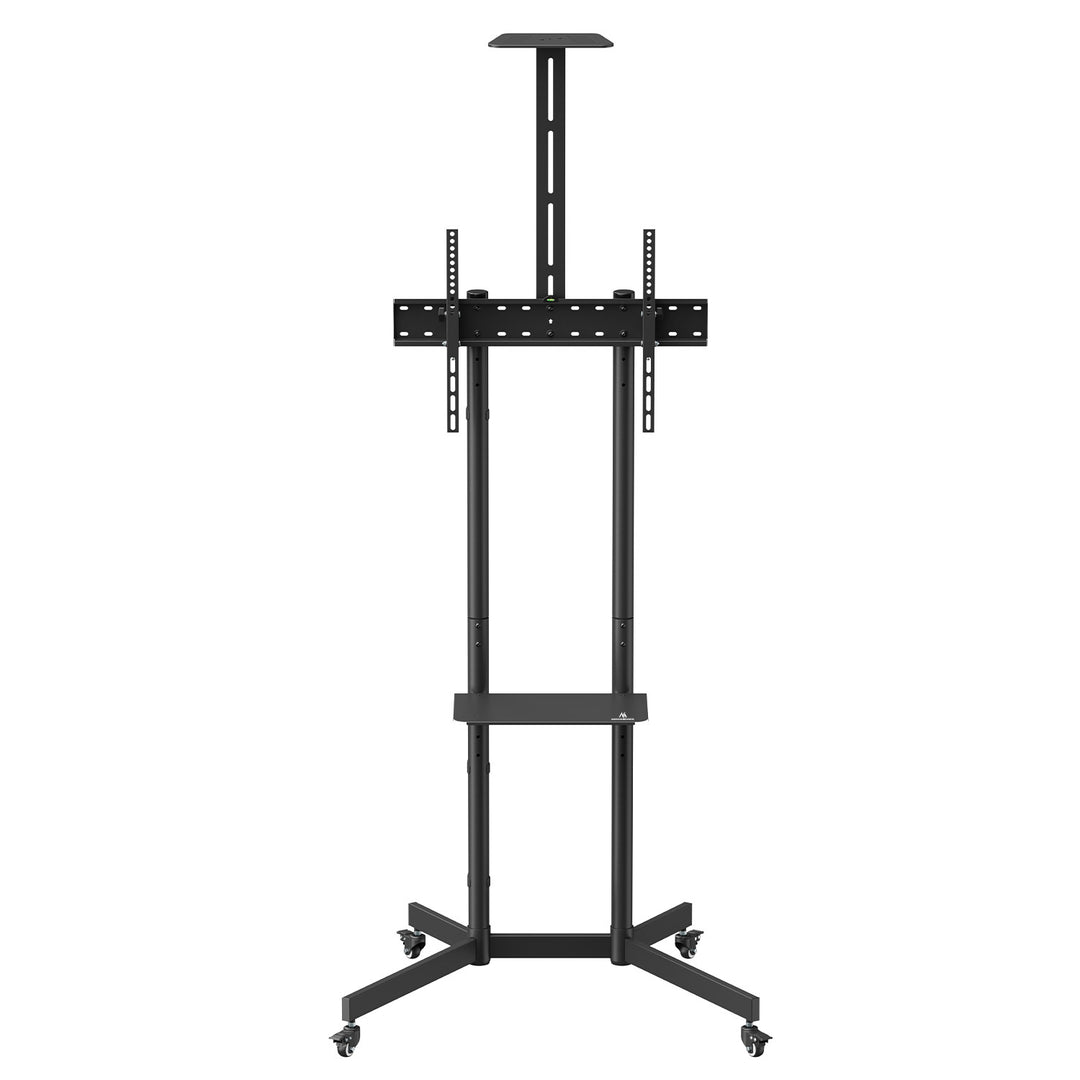 Maclean TV-Ständer, Kameraablage, auf Rädern, 37-70", max. Belastung 45kg/5kg Ablage, max. VESA 600x400, MC-113 B