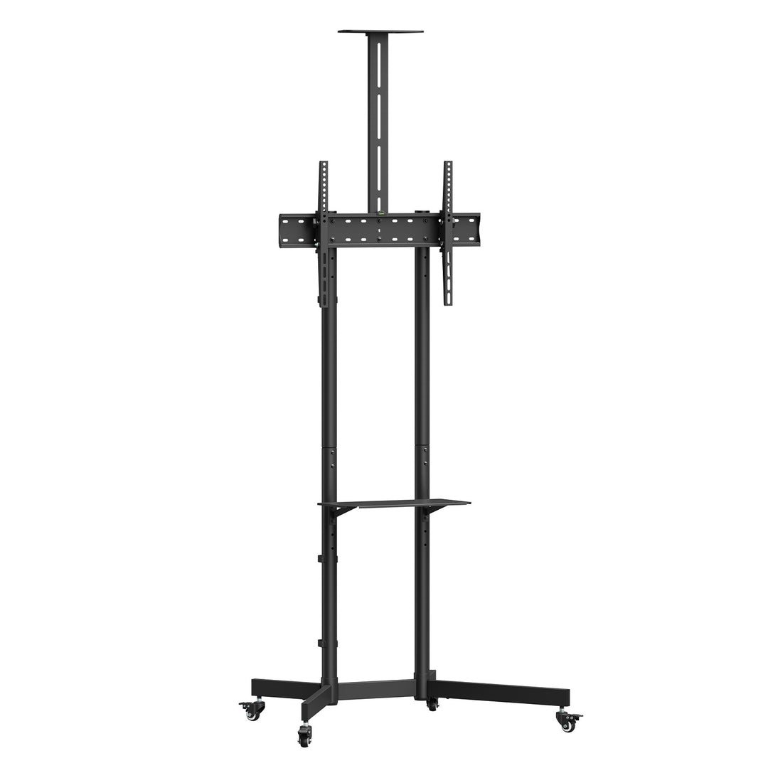 Maclean TV-Ständer, Kameraablage, auf Rädern, 37-70", max. Belastung 45kg/5kg Ablage, max. VESA 600x400, MC-113 B