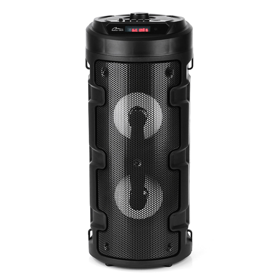 Media-Tech Funklautsprecher, Bluetooth, Karaoke, 1000W, schwarz, MT3165