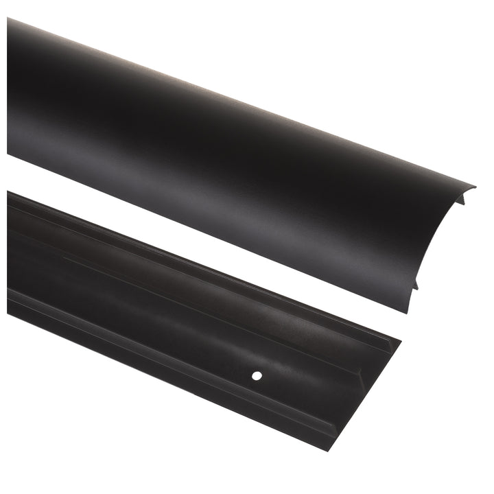 Aluminium-Kabelabdeckleiste 62x20x750mm schwarz MC-814 B Maclean