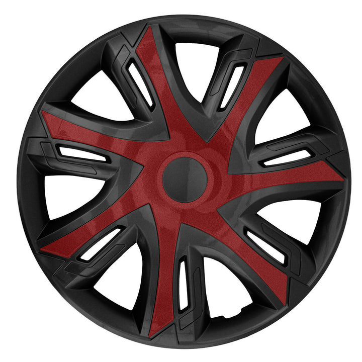 NRM N-Power bicolor schwarz und weinrot Universal Radkappe 14'' 1 St.