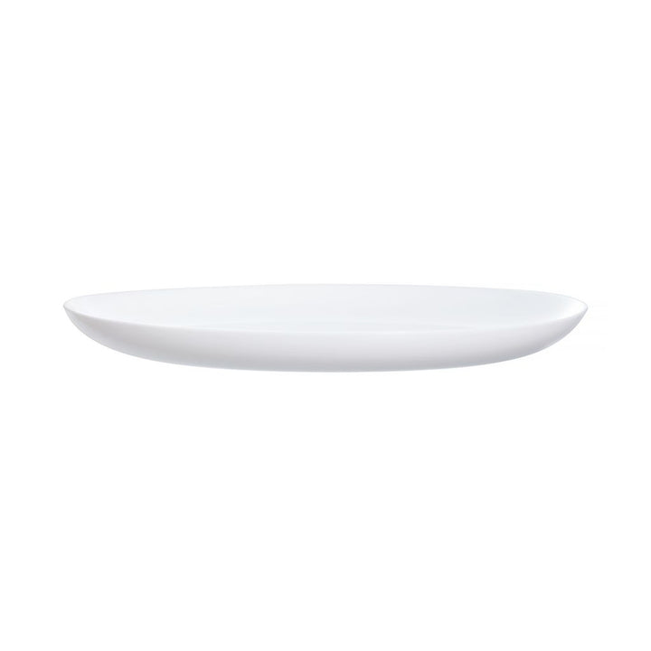 Luminarc Dessertteller, rund, gehärtetes Glas, 19 cm, weiß, Diwali White