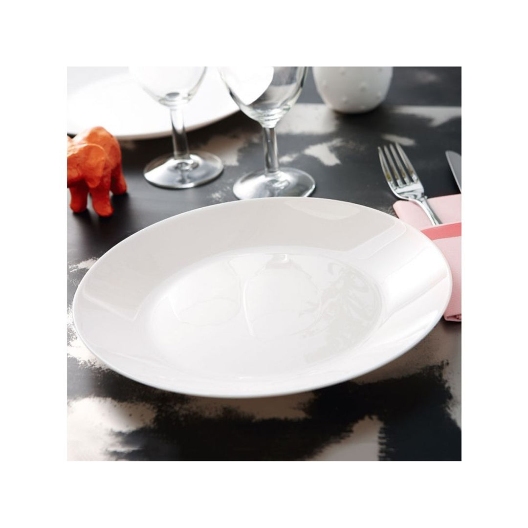 Luminarc Essteller, rund, 25 cm, weiß, Arcopal Zelie