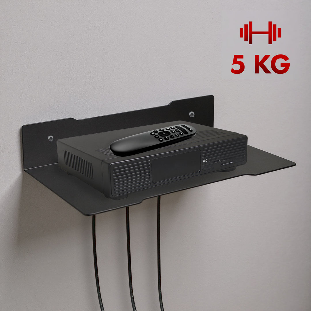 Maclean Decoder-Wandregal, einzeln, max. 5kg, Stahl, MC-122