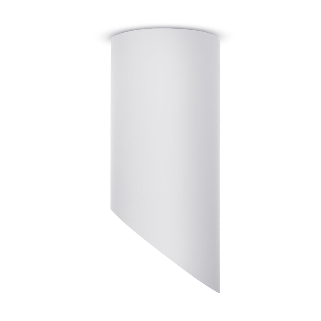 Maclean Anbauleuchte/Rohr, Spot, rund, Aluminium, GU10, 55x130mm, weiß, MCE360 W+LED Leuchtmittel GU10 7W Maclean Energy MCE437 WW warmweiß 3000K, 220-240V~, 50/60Hz, 490 Lumen