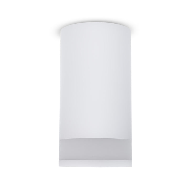 Maclean Anbauleuchte/Rohr, Spot, rund, Aluminium, GU10, 55x130mm, weiß, MCE361 W+LED Leuchtmittel GU10 7W Maclean Energy MCE437 WW warmweiß 3000K, 220-240V~, 50/60Hz, 490 Lumen
