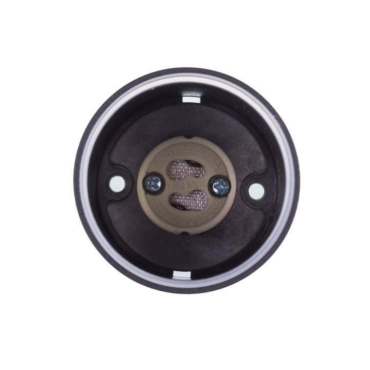 Maclean Anbauleuchte/Rohr, Spot, rund, Aluminium, GU10, 55x130mm, schwarz, MCE361 B + LED Leuchtmittel GU10 7W Maclean Energy MCE437 WW warmweiß 3000K, 220-240V~, 50/60Hz, 490 lm