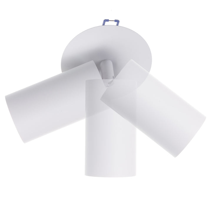 Maclean Einbauleuchte, Spot, rund, Aluminium, GU10, 55x130mm, weiß, MCE364 W + LED-Leuchtmittel GU10 7W Maclean Energy MCE437 NW neutralweiß 4000K, 220-240V~, 50/60Hz, 490 lm
