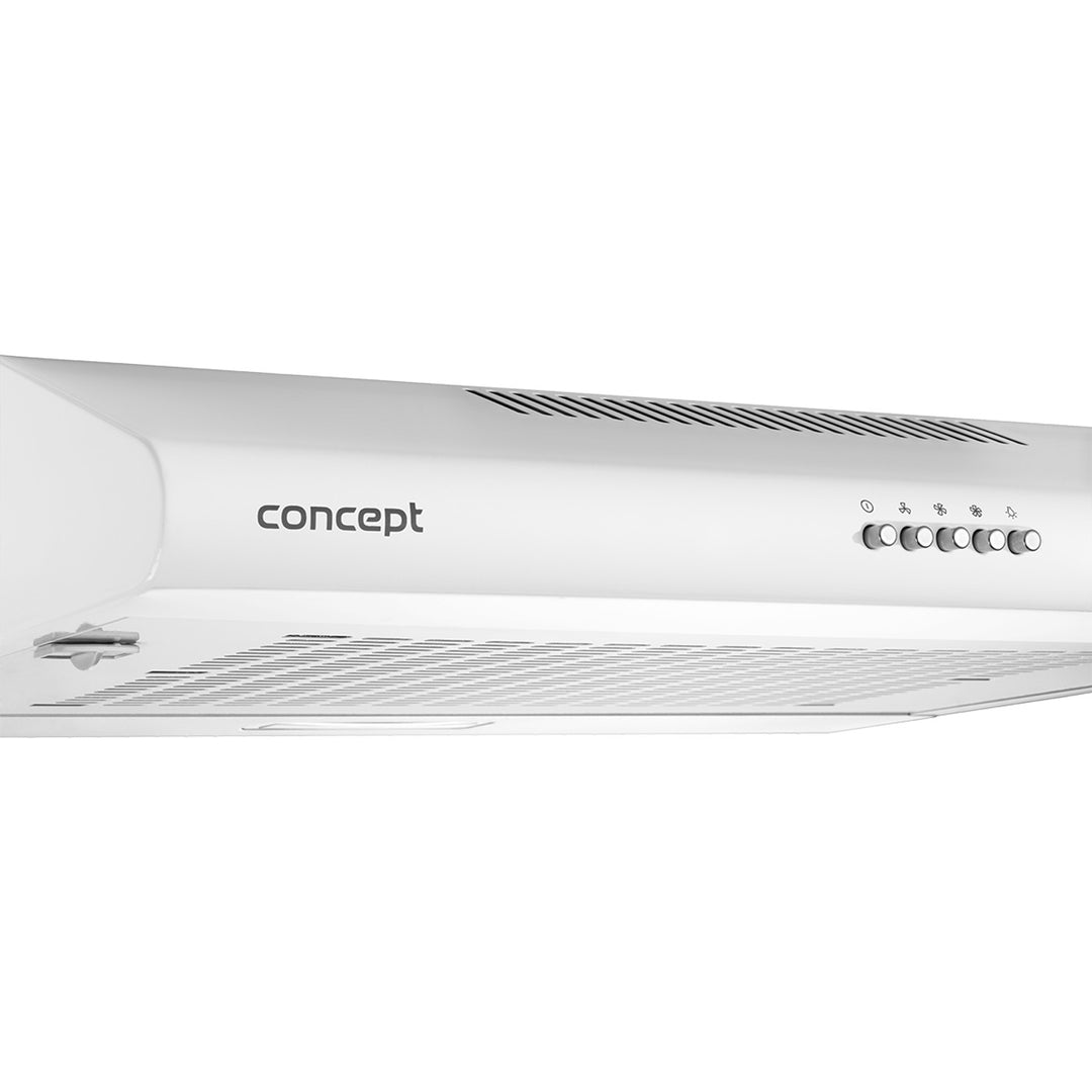 Concept OPP1360wh weiße Unterbau-Dunstabzugshaube 60cm