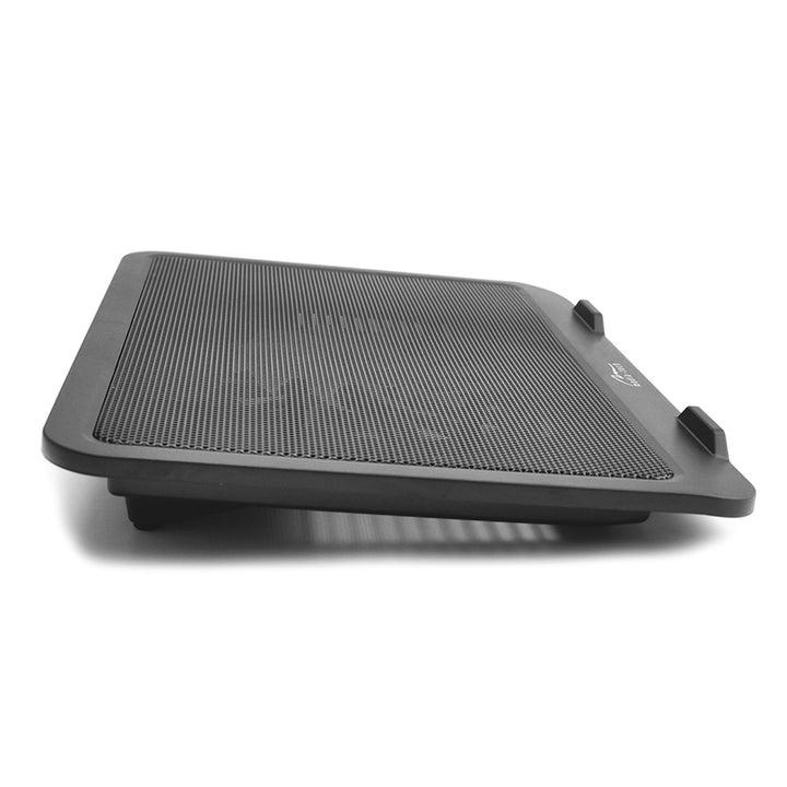 SILENT COOLING PAD - Kühlmatte für Laptops 15,6" und kleiner, leise, leistungsstarke 13,5-cm-Lüfter, USB-Pass-Through-Anschluss