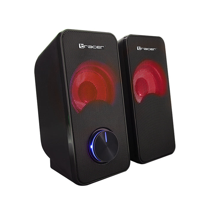 Tracer-Lautsprecher, RGB-Hintergrundbeleuchtung, 6 W RMS, USB-Netzteil, Loop