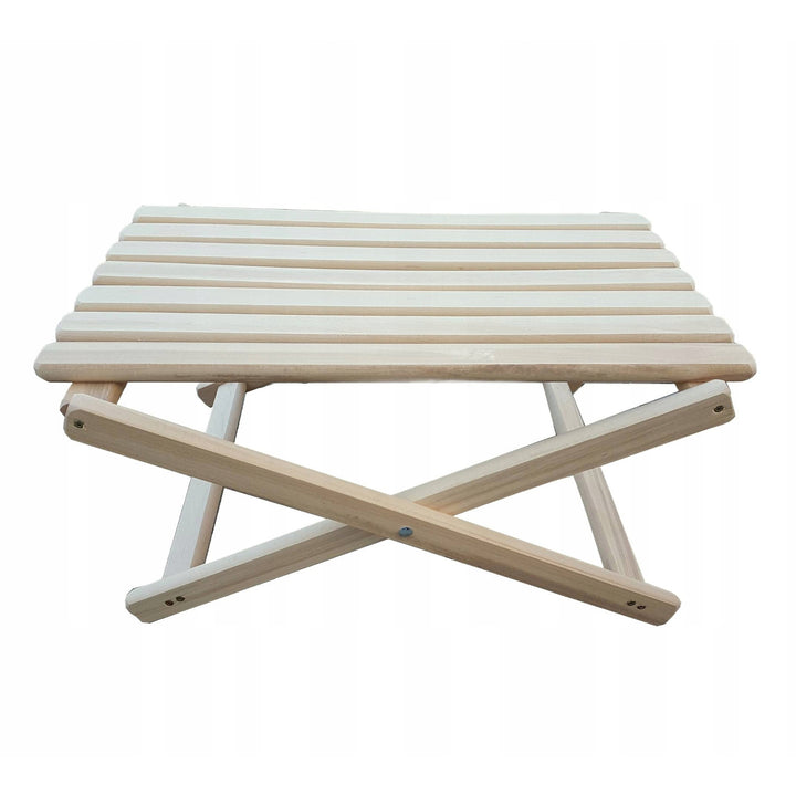 Set aus 2 Liegestühlen, grün + Couchtisch aus Holz Woodok