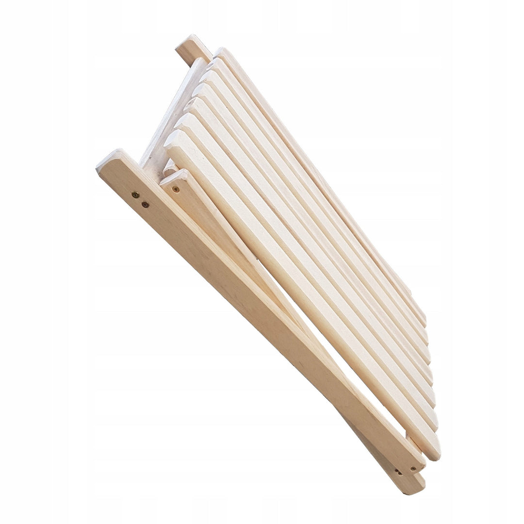 Set aus 2 Liegestühlen, grün + Couchtisch aus Holz Woodok