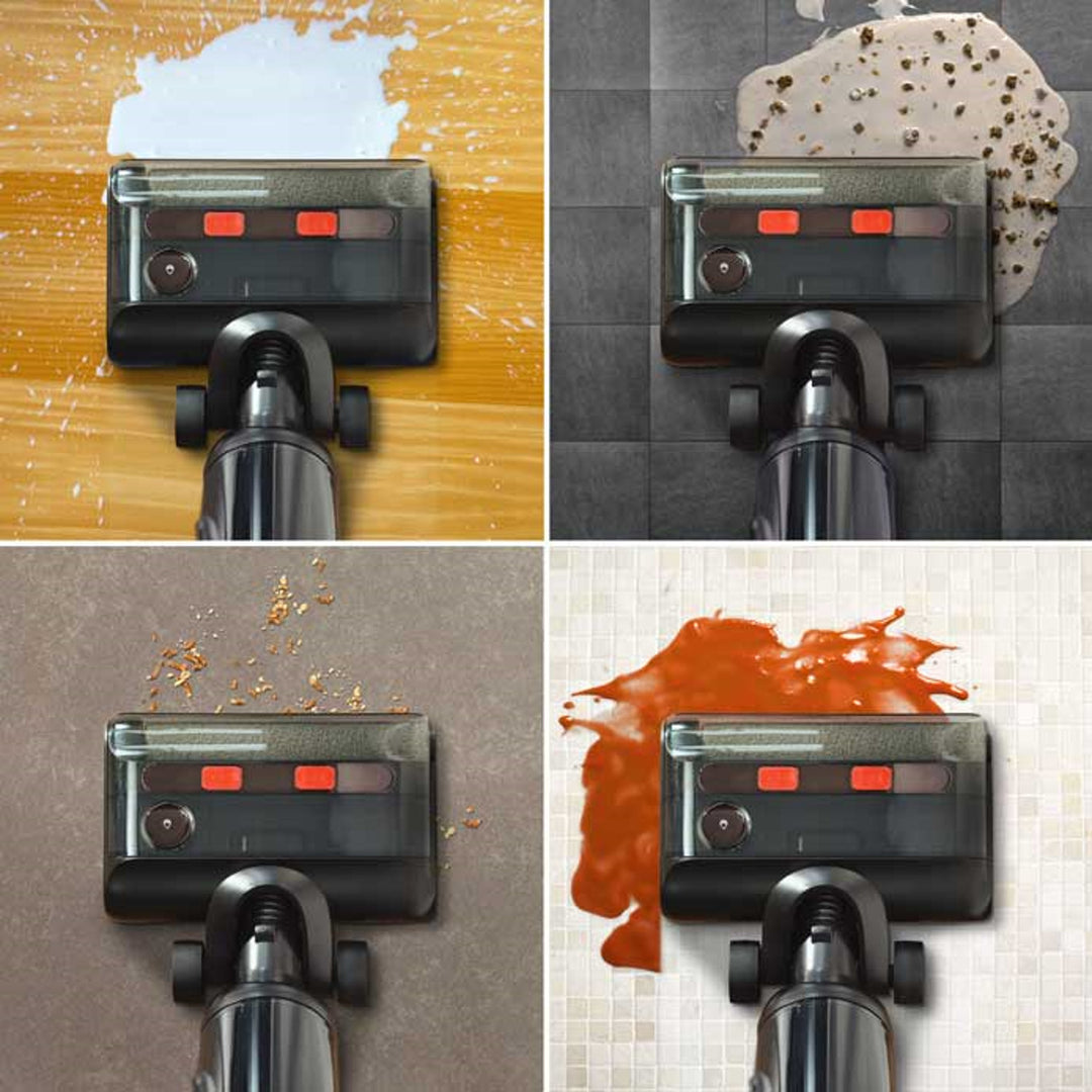 Kabelloser Staubsauger Vileda Pure Clean S5 Plus mit zusätzlichem Zubehör