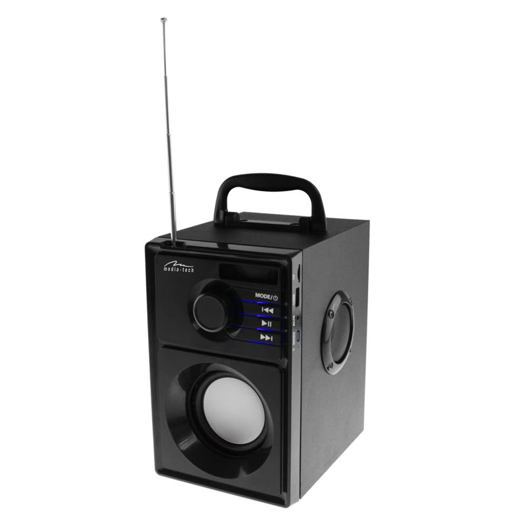 Media-Tech  Kabelloser Lautsprecher, Bluetooth 5.1, FM-Radio, AUX, RMS 15W, MT3179