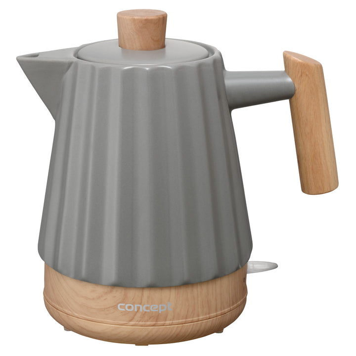 Concept Wasserkocher, Keramik, 1500W, 1,5L, dunkelgrau, RK0092