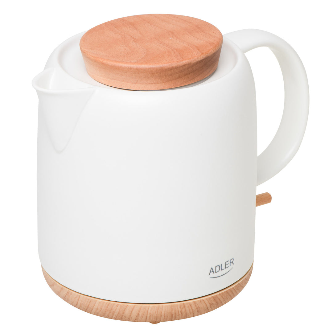 Keramik-Wasserkocher 1.0L, 1200W, ecru, Adler AD 1304