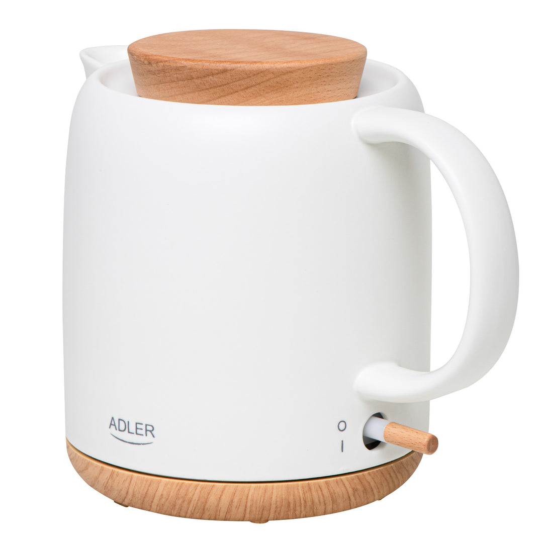 Keramik-Wasserkocher 1.0L, 1200W, ecru, Adler AD 1304
