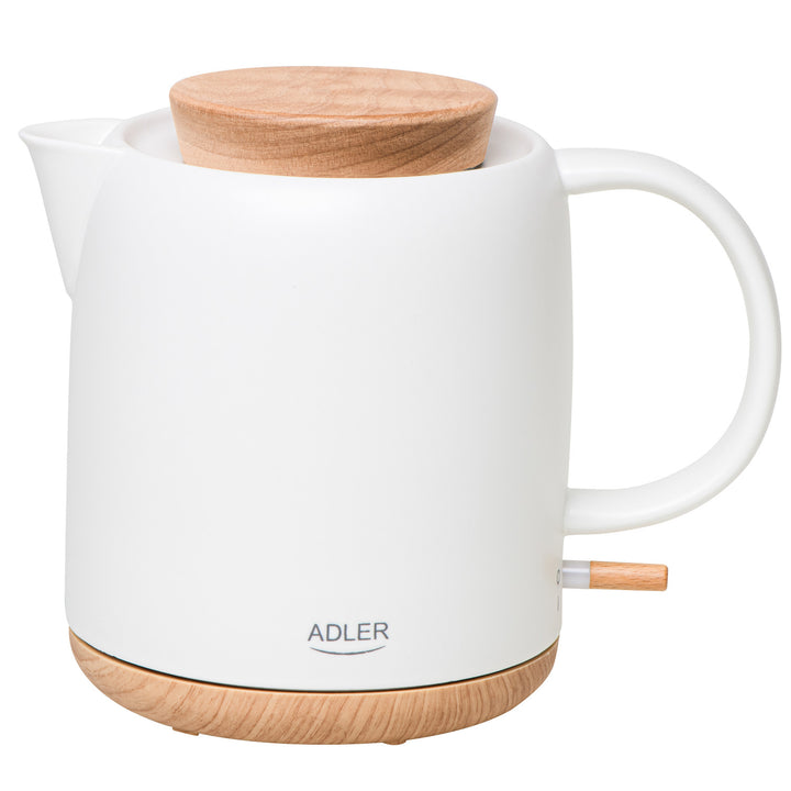Keramik-Wasserkocher 1.0L, 1200W, ecru, Adler AD 1304