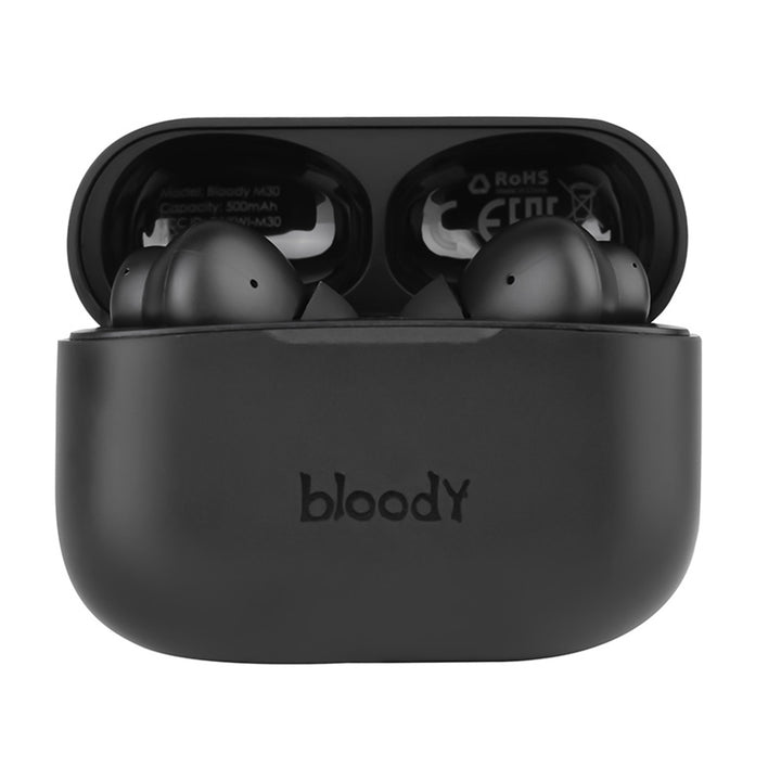A4TECH Drahtlose Kopfhörer, Bluetooth 5.0, BLOODY TWS M30 Schwarz