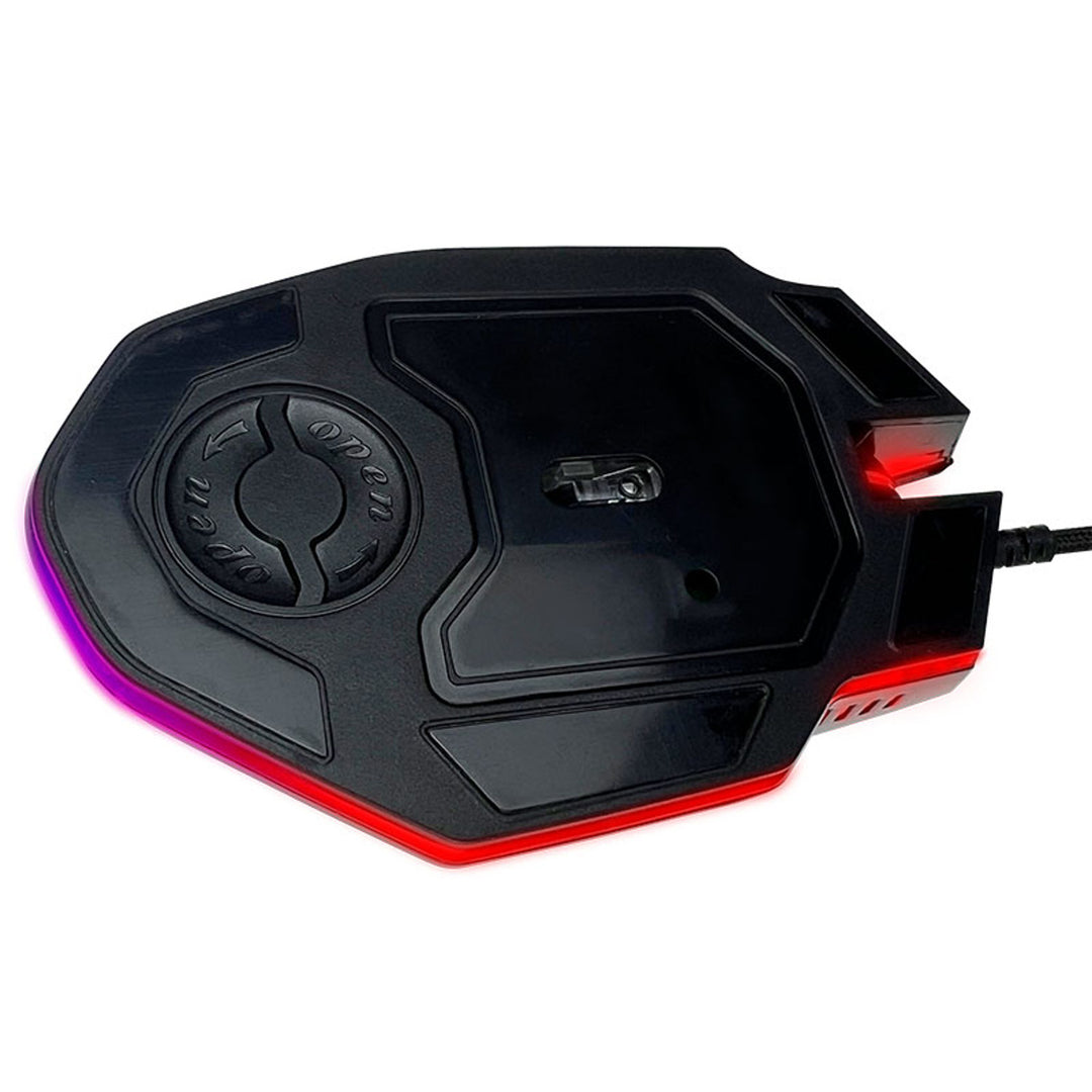 Tracer Gaming-Maus mit RGB-Hintergrundbeleuchtung, 7200 DPI, Space