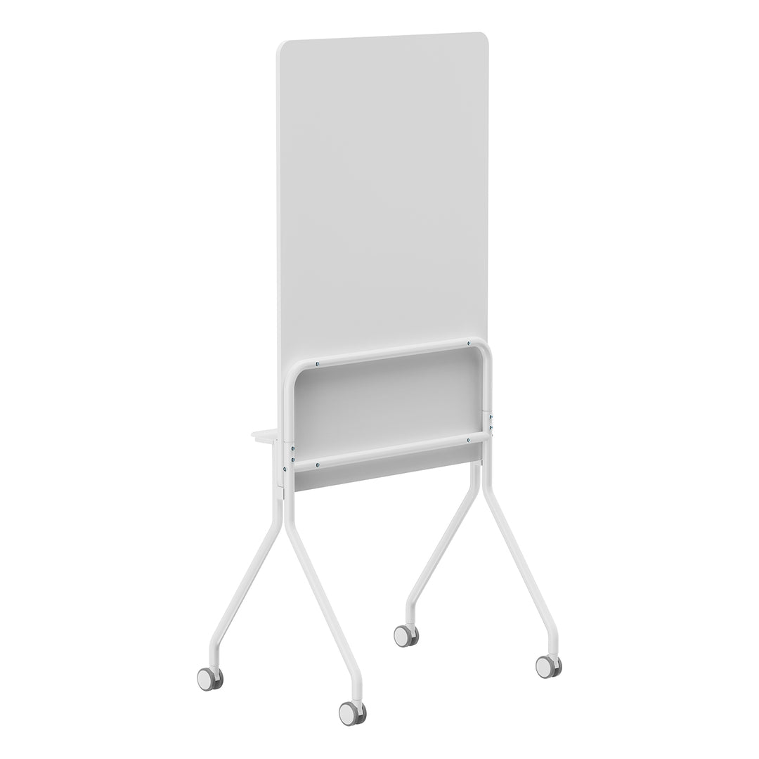 Ergo Office mobile Schreibtafel, vertikale Ausrichtung, weiß, einseitig, mit Ablage, Tafelgröße 1190x790mm, ER-305