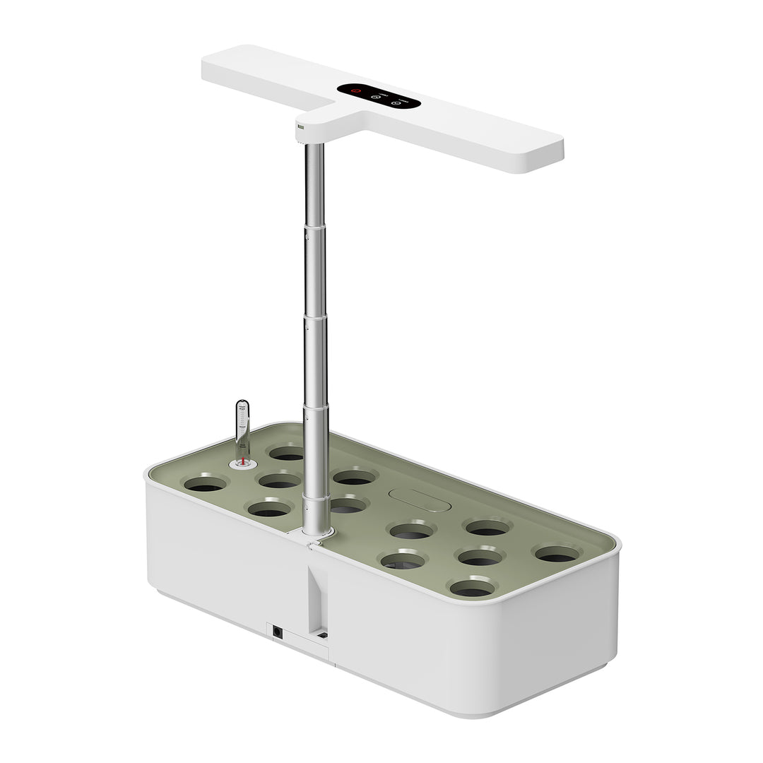 Intelligentes System für den Innenanbau von Pflanzen GreenBlue SMART-Blumentopf, Fassungsvermögen 4 l, für 12 Pflanzen, Vollspektrum-LEDs, GB133