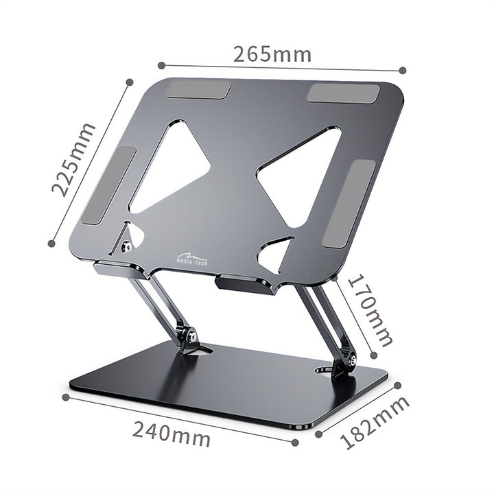 Verstellbarer, ergonomischer Laptop-Ständer 10-17 Zoll LAPTOP STAND Media-Tech MT2661