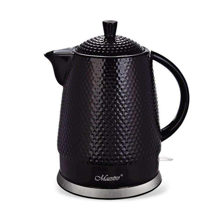 Maestro Keramik-Wasserkocher, Fassungsvermögen 1,5 l, 1500 W, schwarz, MR069