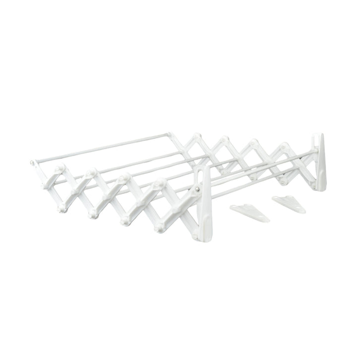 ABJ Wäschetrockner, wandmontiert, klappbar, weiß, 100 cm
