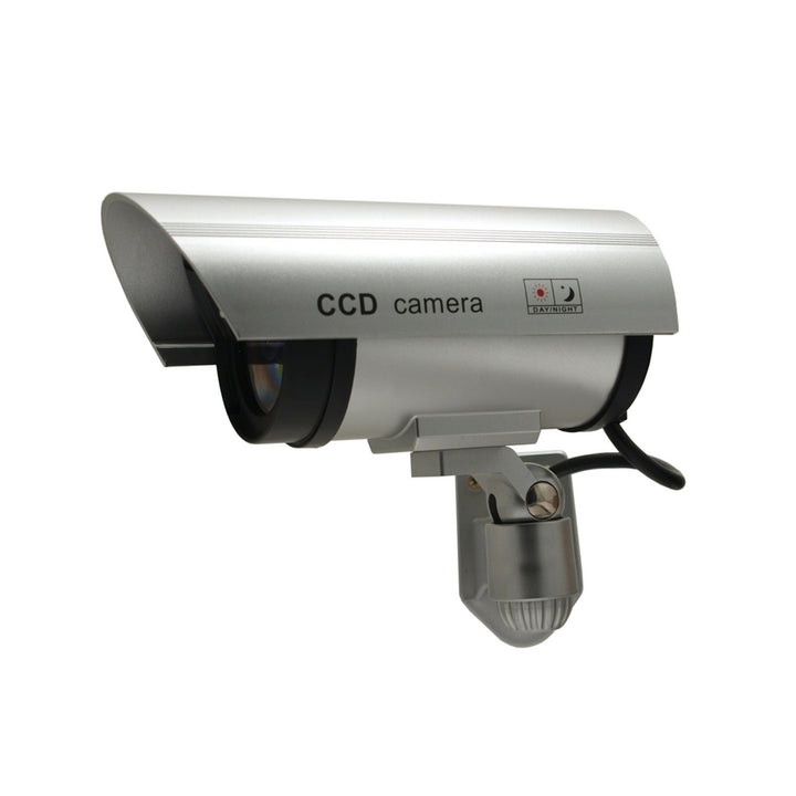 Kamera-Attrappe mit blinkender LED IR1100 S IR outdoor, silber, 4 Stück
