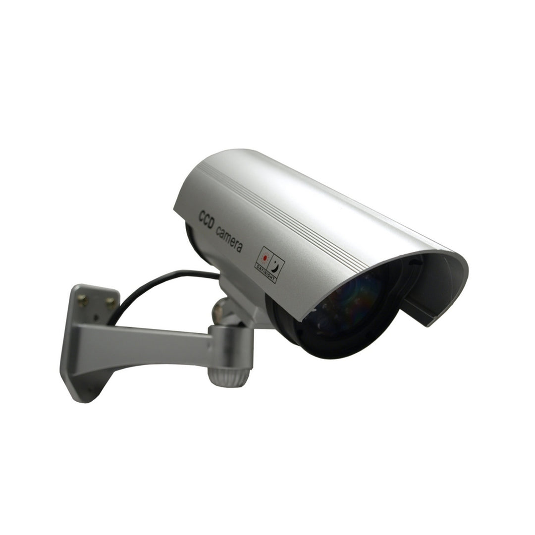 Kamera-Attrappe mit blinkender LED IR1100 S IR outdoor, silber, 4 Stück