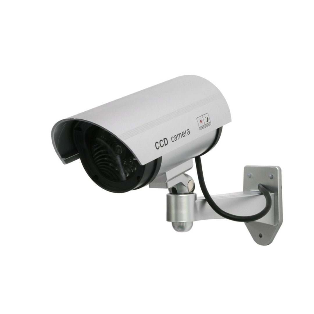 Kamera-Attrappe mit blinkender LED IR1100 S IR outdoor, silber, 4 Stück