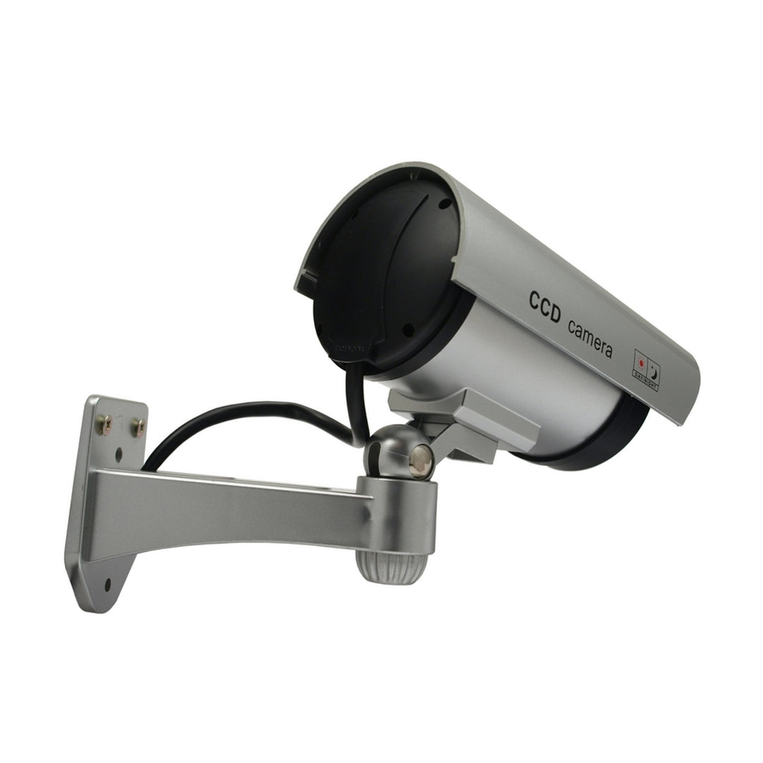 Kamera-Attrappe mit blinkender LED IR1100 S IR outdoor, silber, 4 Stück