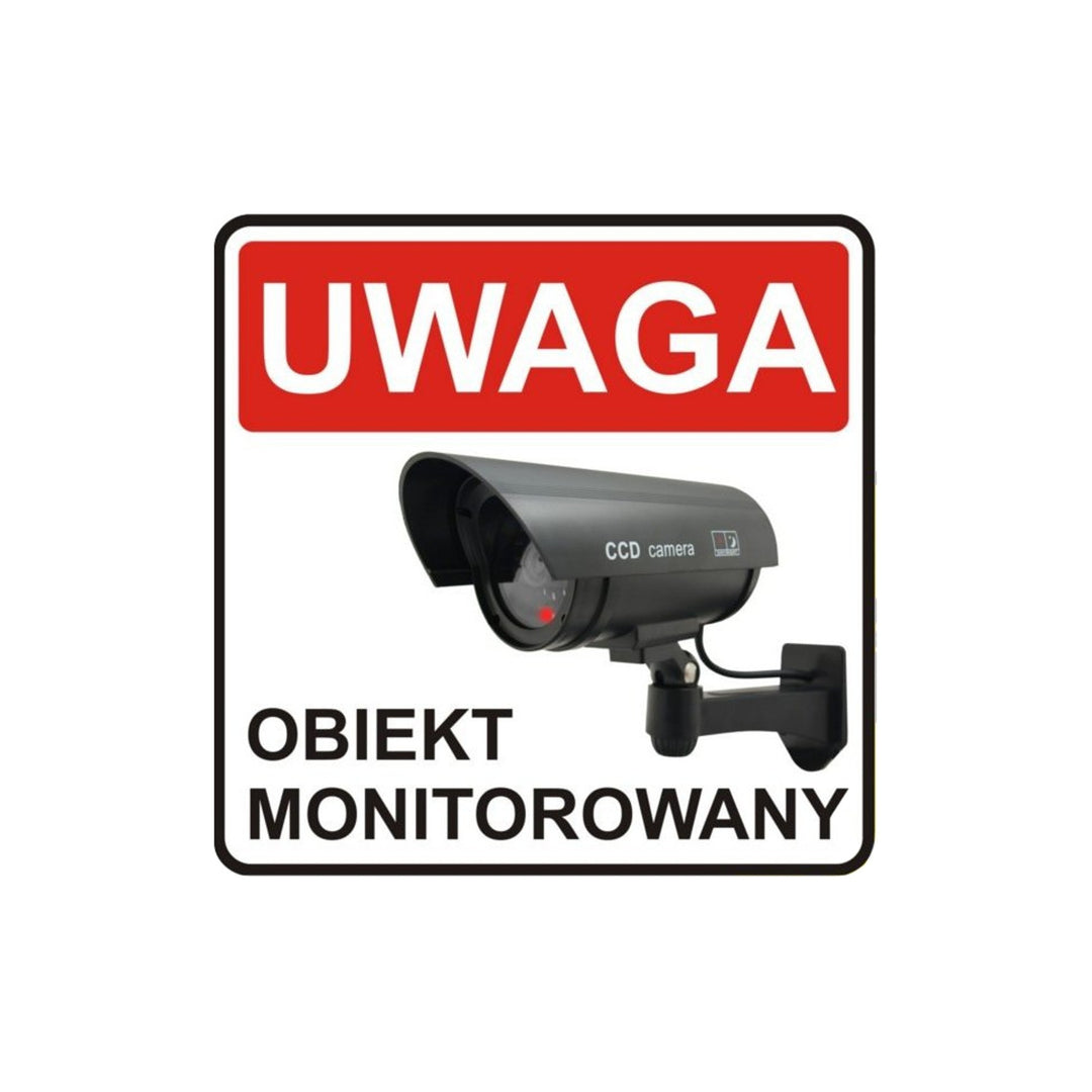 Kamera-Attrappe mit blinkender LED IR1100 S IR outdoor, silber, 4 Stück