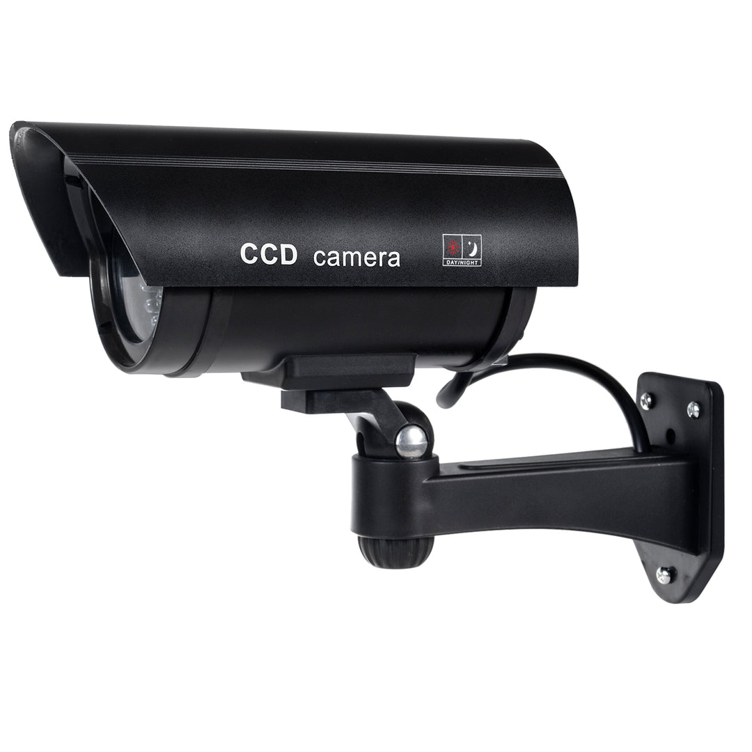 Kamera-Attrappe mit blinkender LED IR1100 B IR outdoor, schwarz, 4 Stück