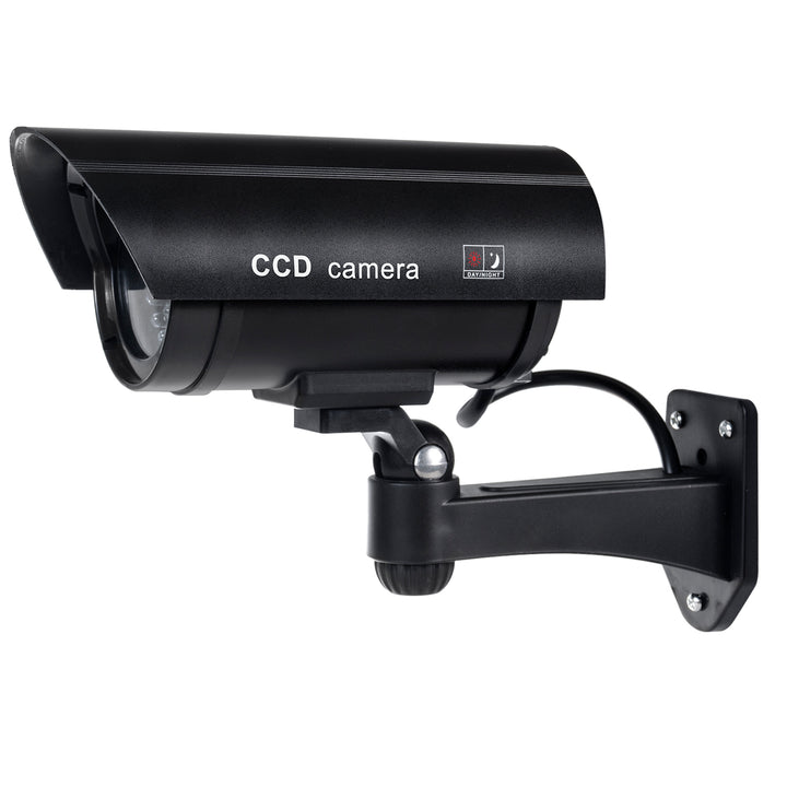 Kamera-Attrappe mit blinkender LED IR1100 B IR outdoor, schwarz, 4 Stück