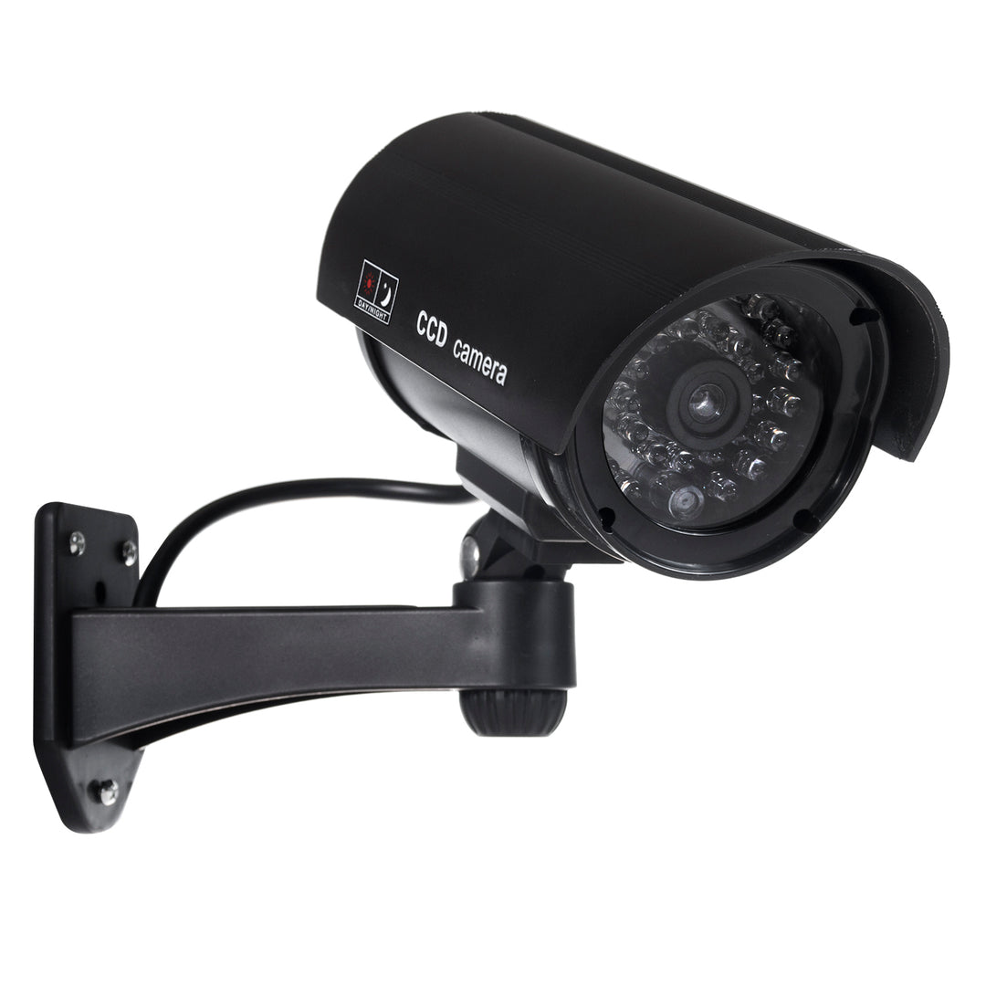 Kamera-Attrappe mit blinkender LED IR1100 B IR outdoor, schwarz, 4 Stück