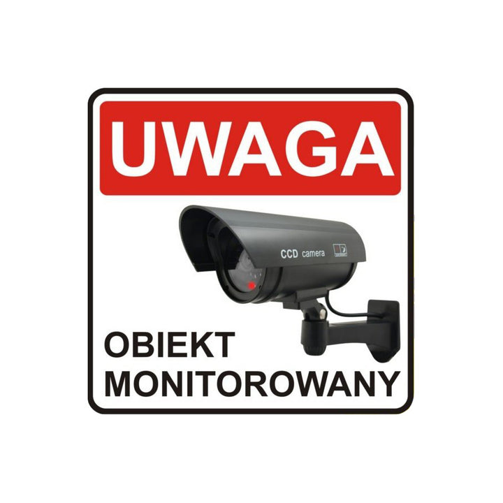 Kamera-Attrappe mit blinkender LED IR1100 B IR outdoor, schwarz, 4 Stück