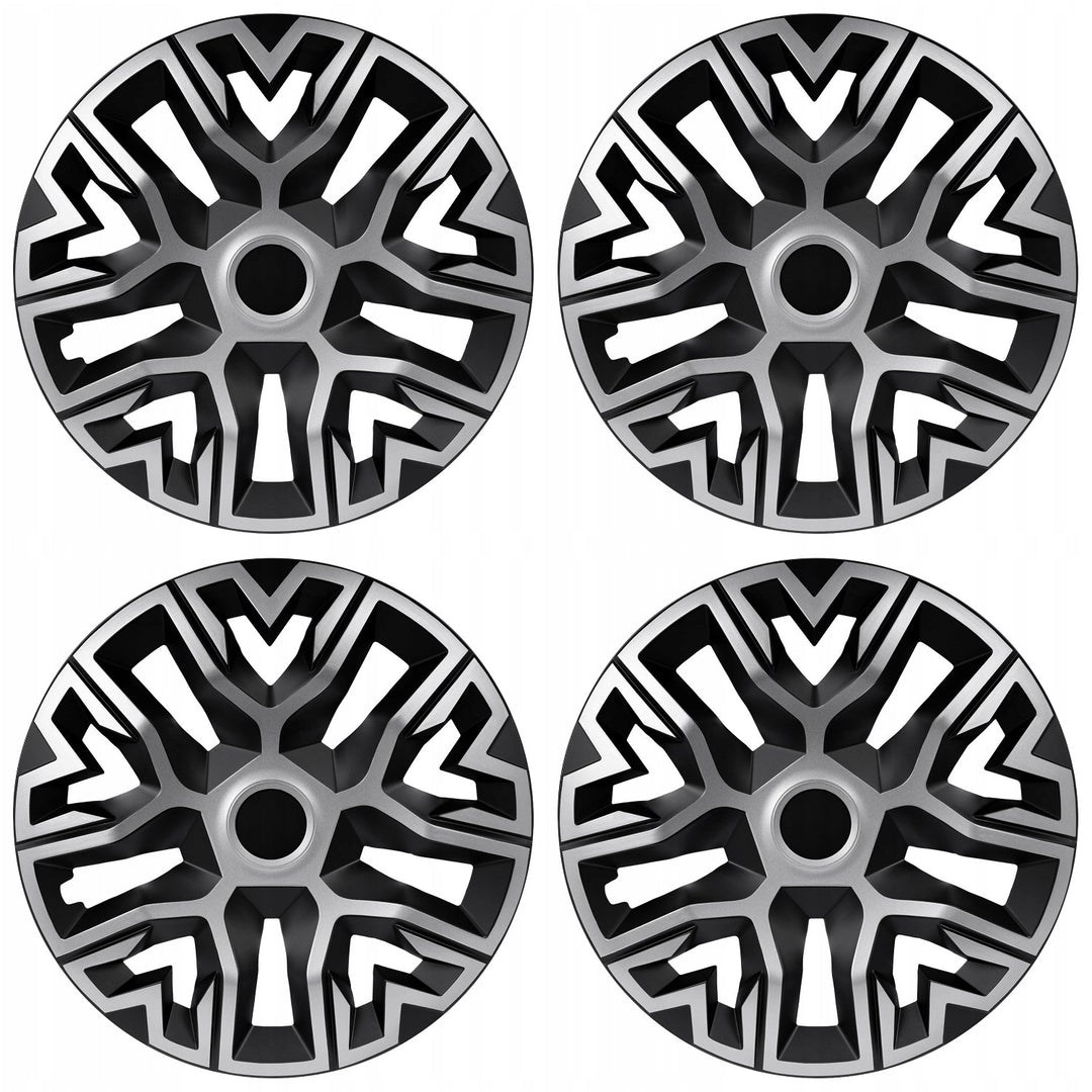 Universal Radkappen 16'' NRM The Best Bicolor silber/schwarz 4 Stück